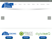 Tablet Screenshot of distinctivestrategies.com